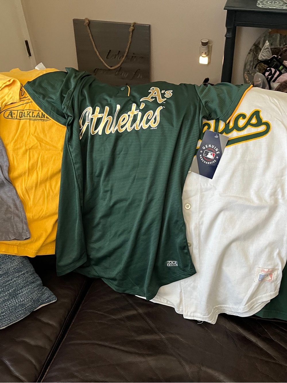 MLB "Athletics" Baseball shirts HUGE lot.